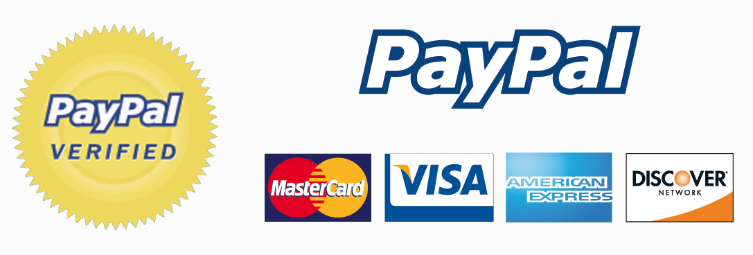 Payment paypal, mastercard, visa